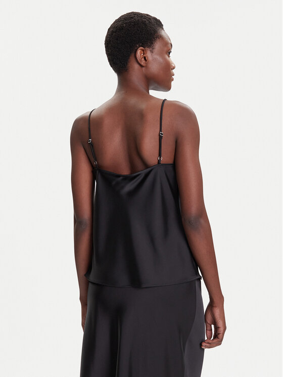 Calvin Klein Calvin Klein Τοπ LV044C101G Μαύρο Regular Fit