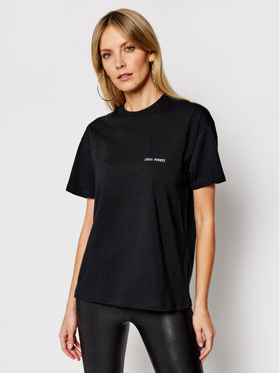 Local Heroes Tricou Keep Dancing SS21T0005 Negru Regular Fit