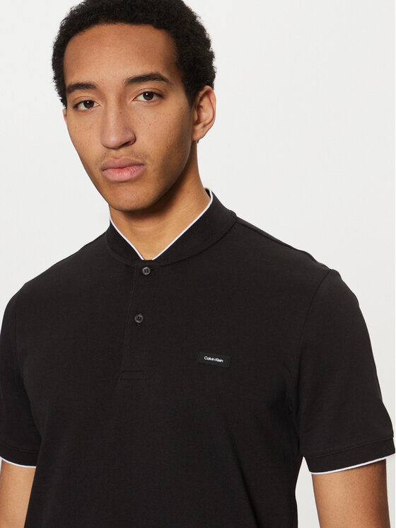 Calvin Klein Calvin Klein Поло K10K114139 Чорний Regular Fit