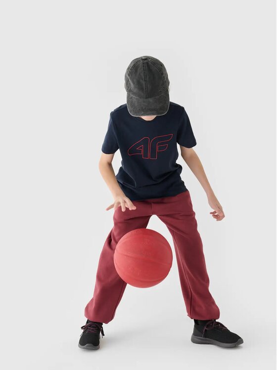 4F 4F T-Shirt 4FJWM4FJWMM00TTSHM1627-31S Granatowy Regular Fit