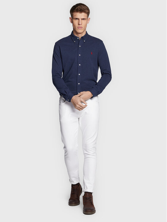 Polo Ralph Lauren Polo Ralph Lauren Hemd 710654408081 Dunkelblau Regular Fit