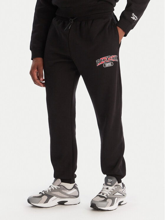 Reebok Reebok Teplákové kalhoty Walker RK25149CCM Černá Regular Fit
