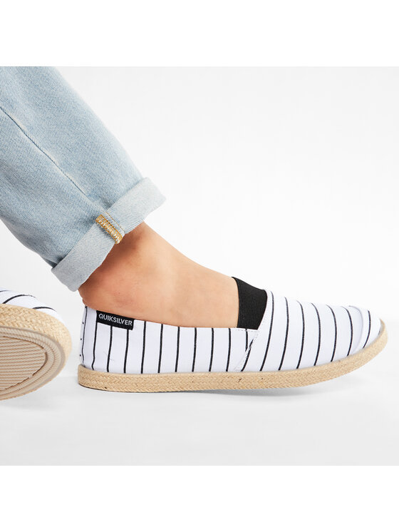 Quiksilver Espadrilles AQYS700053 Blanc Modivo