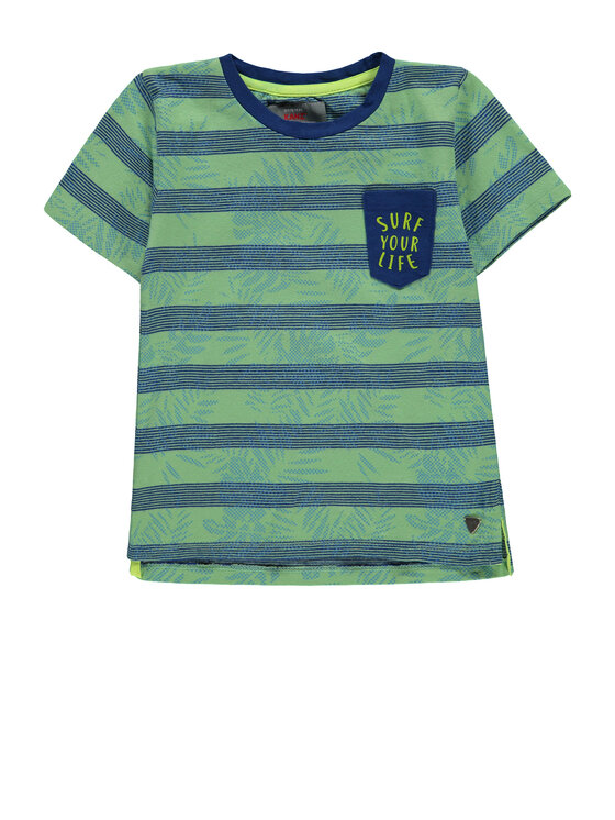 Kanz Kanz T-Shirt 1913571-0003 Zielony Basic Fit