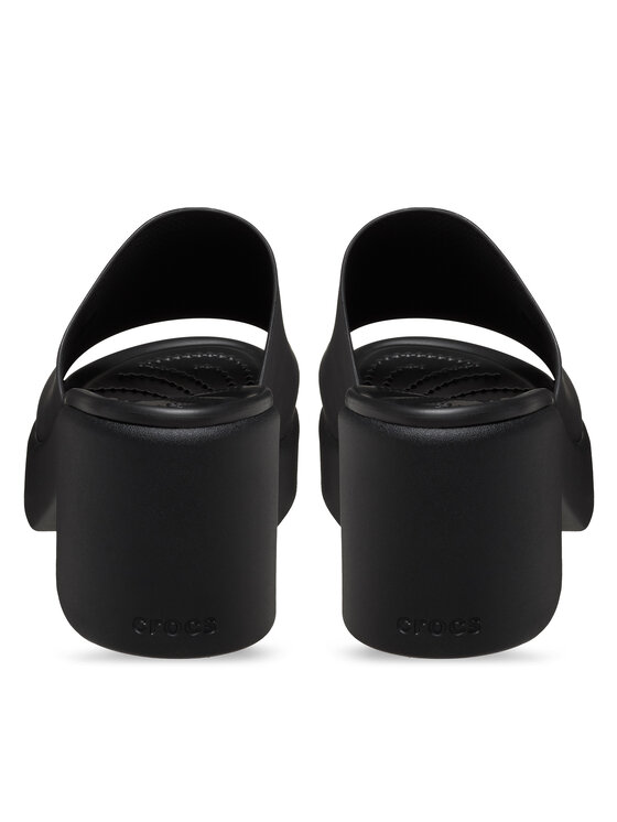 Crocs Crocs Klapki Brooklyn Slide Heel 209408 Czarny