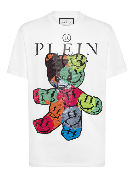 PHILIPP PLEIN PHILIPP PLEIN T-shirt 15133 Bianco Regular Fit
