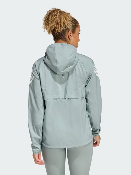 adidas adidas Kurtka do biegania 159449 Zielony Regular Fit