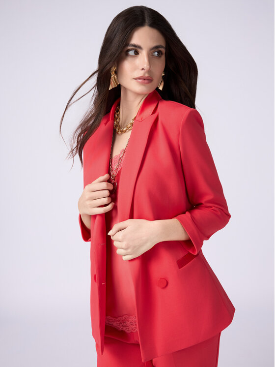 Oltre Oltre Giacca outdoor Q770R004538N016 Rosso Regular Fit