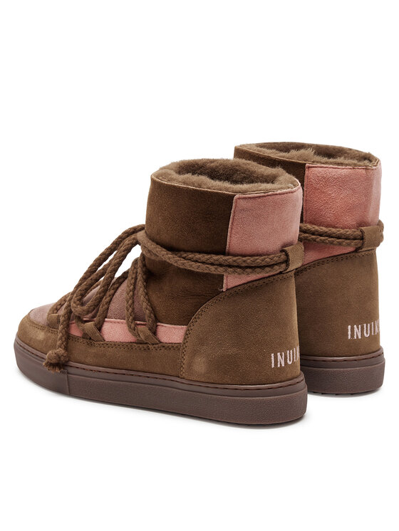 Inuikii Inuikii Schneeschuhe Patchwork 65202-076 Braun