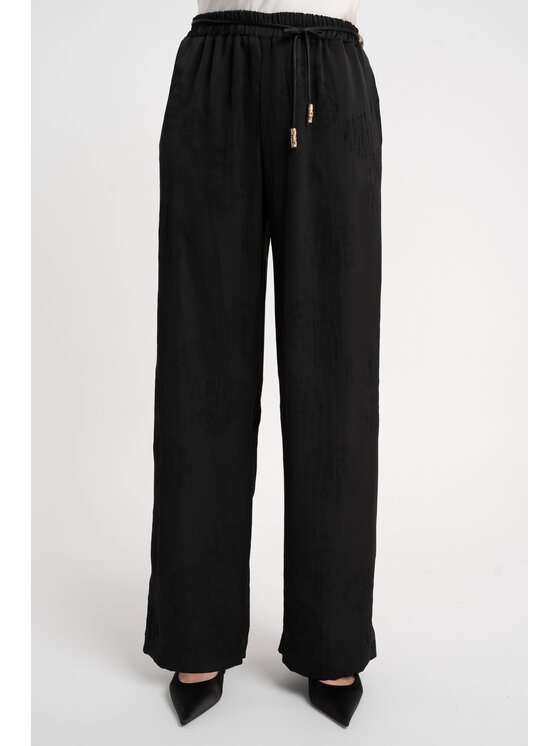 CLICK CLICK Παντελόνι υφασμάτινο 30-462 Μαύρο Loose Fit