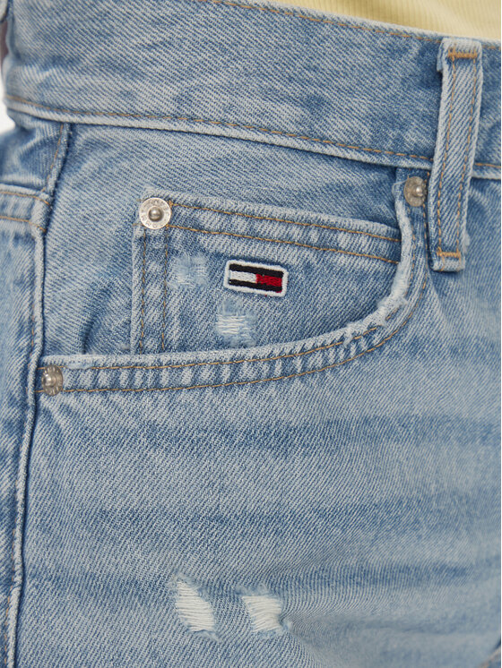 Tommy Jeans Tommy Jeans Džínsové šortky DW0DW17641 Modrá Slim Fit