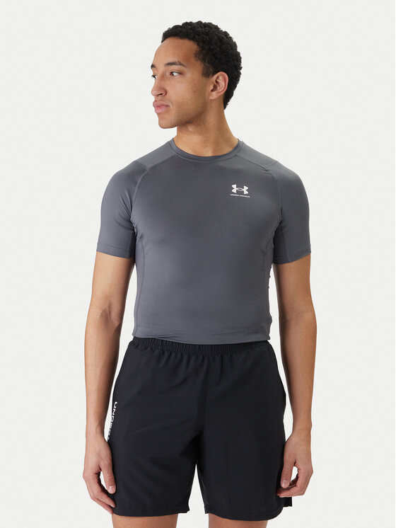 Under Armour Koszulka techniczna Ua HeatGear® Armour 1361518 Szary Slim Fit