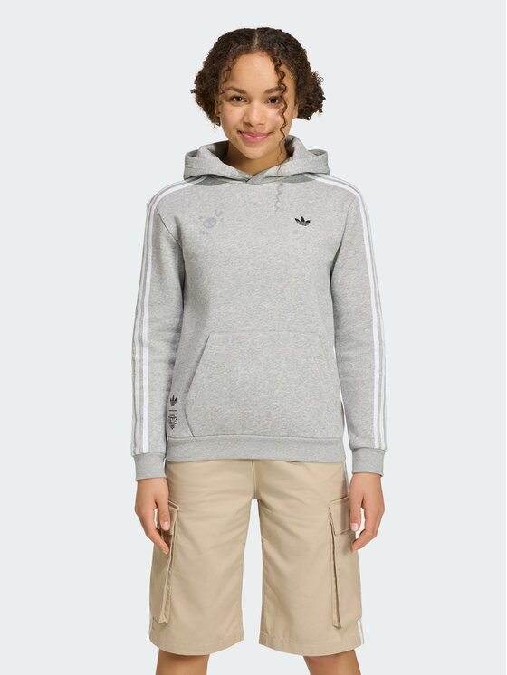 adidas adidas Bluza 169823 Szary Loose Fit