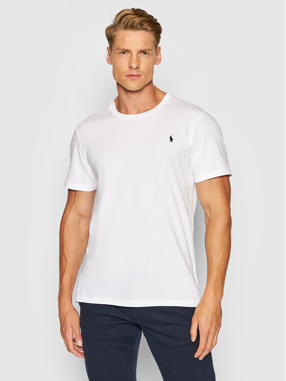 Polo Ralph Lauren Polo Ralph Lauren T-Shirt Sle 714844756004 Bílá Regular Fit