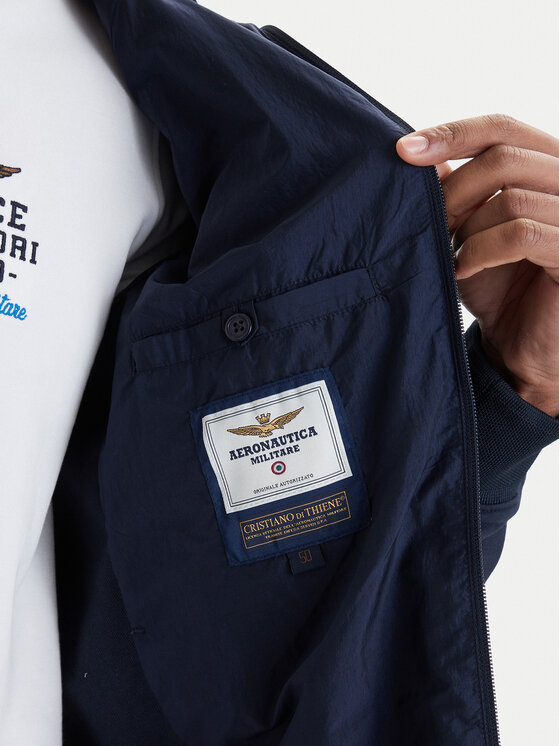 Aeronautica Militare Aeronautica Militare Преходно яке 261AF0520UF00674 Тъмносин Regular Fit