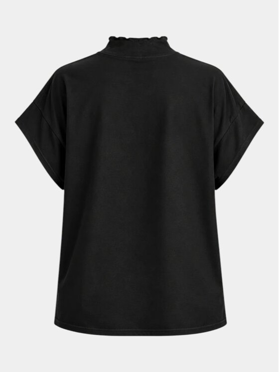 MADE BY SOCIETY MADE BY SOCIETY T-Shirt UNVEIL - T27898 Czarny Basic Fit