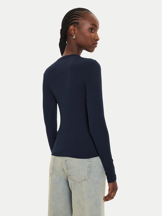 Tommy Jeans Tommy Jeans Halenka Essential DW0DW17387 Tmavomodrá Slim Fit