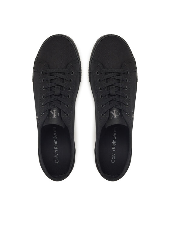 Calvin Klein Jeans Calvin Klein Jeans Tenisky Ess Vulc Low Mg Canvas YM0YM01209 Černá