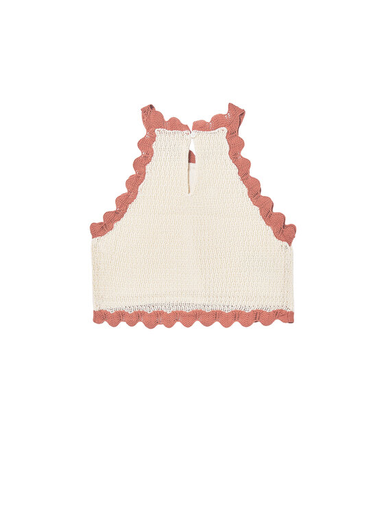 Mayoral Mayoral Top 6021 Beżowy Regular Fit