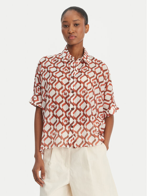 Max Mara Beachwear Max Mara Beachwear Сорочка Ariete 2616111049 Кольоровий Regular Fit