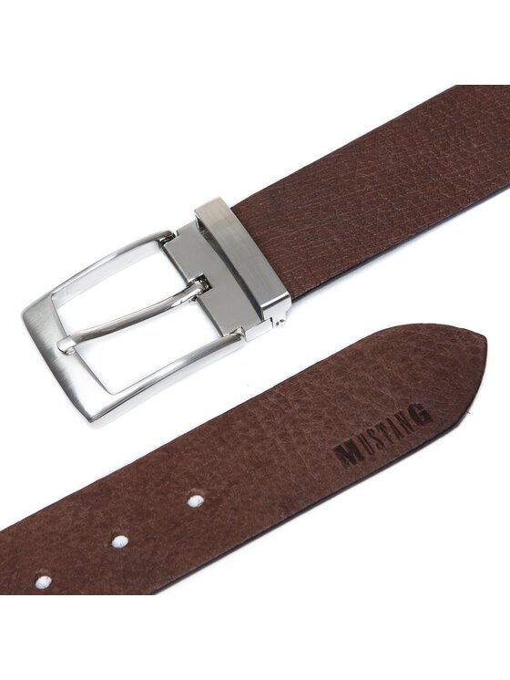 Mustang Mustang Pasek Męski BELT Brązowy