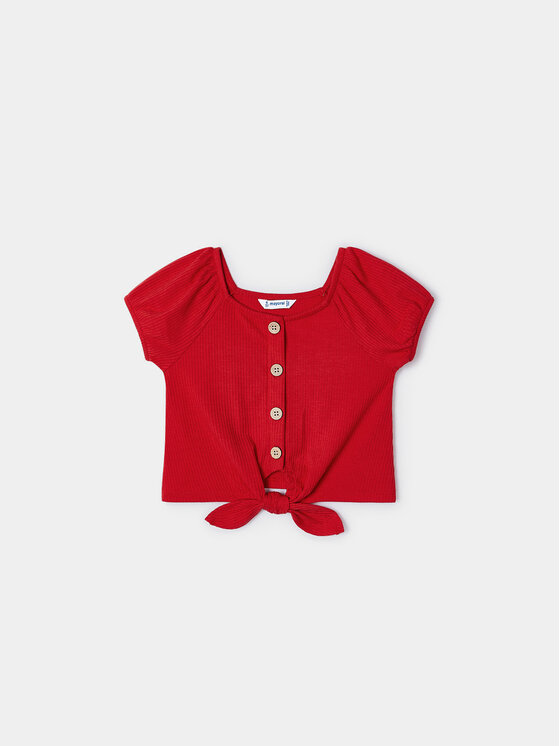 Mayoral Mayoral Majica 3086 Crvena Slim Fit