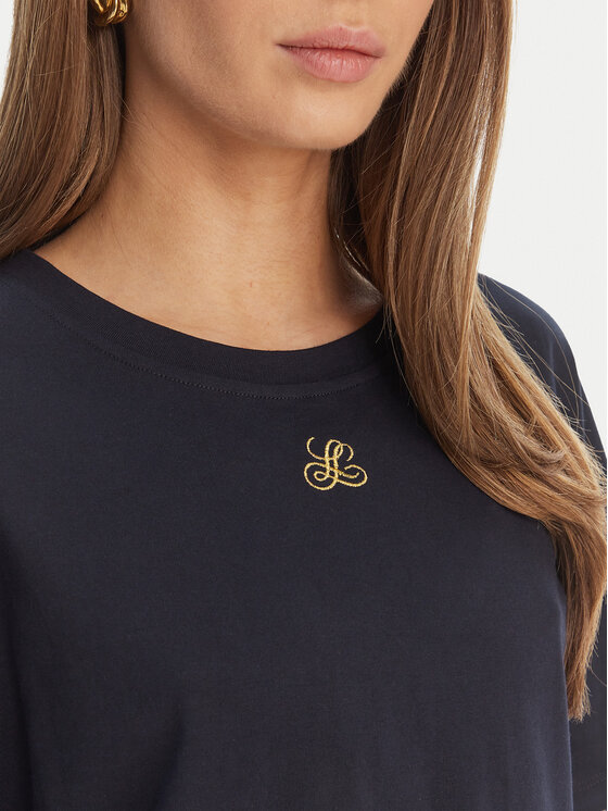 Luisa Spagnoli Luisa Spagnoli T-Shirt Baiadera 543155 Σκούρο μπλε Regular Fit