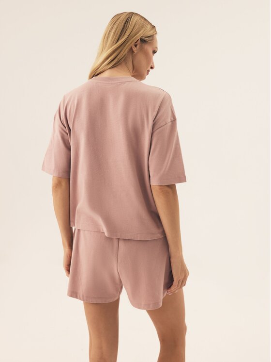 Esotiq Esotiq Bluzka 42493 Różowy Regular Fit
