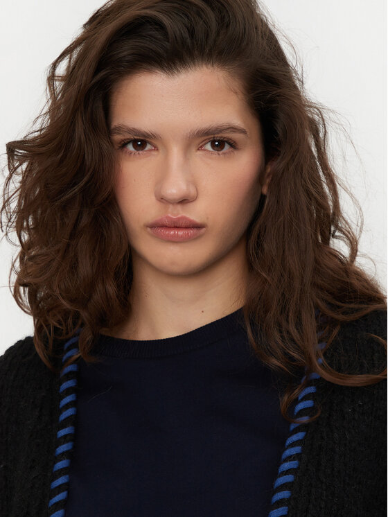 ONLY ONLY Kardiganas Denise 15331399 Juoda Relaxed Fit