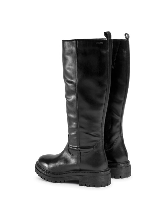 Geox Geox Cizme lungi riding D Iridea C D04HRC 05443 C9999 Negru
