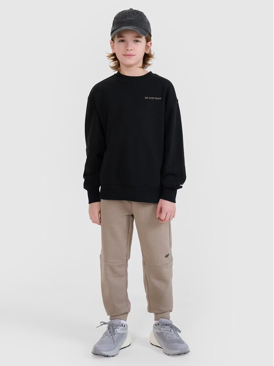 4F 4F Mikina 4FJWSS25TSWSM1713-20S Čierna Oversize