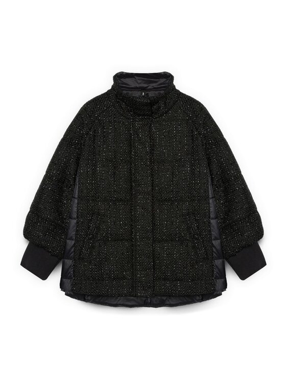 Fiorella Rubino Fiorella Rubino Giubbotto piumino F452T001353N033 Nero A-Line Fit