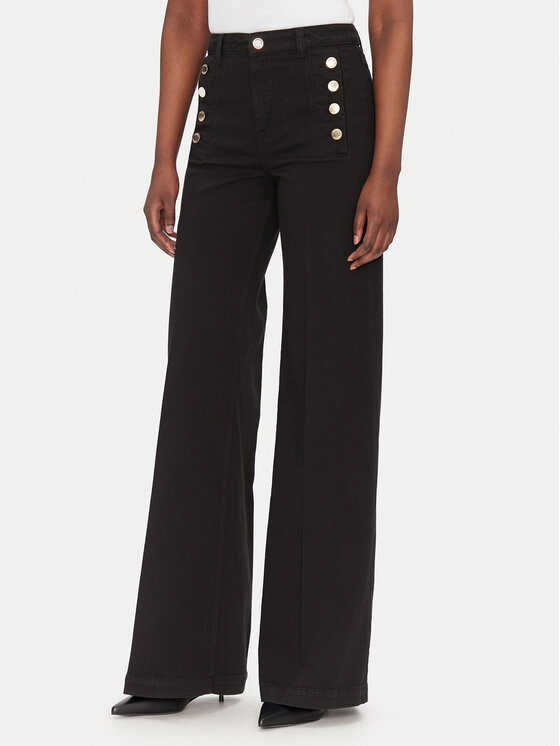 ViCOLO ViCOLO Traperice DD5144 Crna Wide Leg