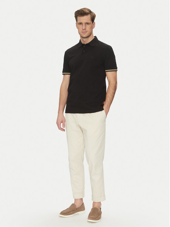 JOOP! Jeans JOOP! Jeans Polokošeľa 15 JJJ-17Amare 30046012 Čierna Modern Fit