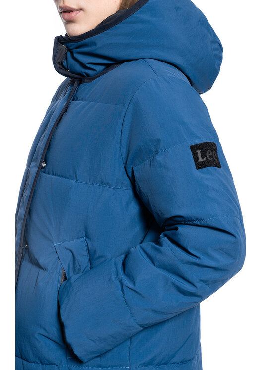 Lee Lee Giacca da donna LONG PUFFER Blu Regular Fit