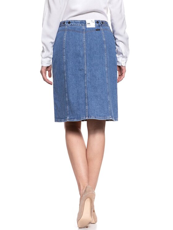 Lee Lee Minigonna 70S SKIRT Blu Regular Fit