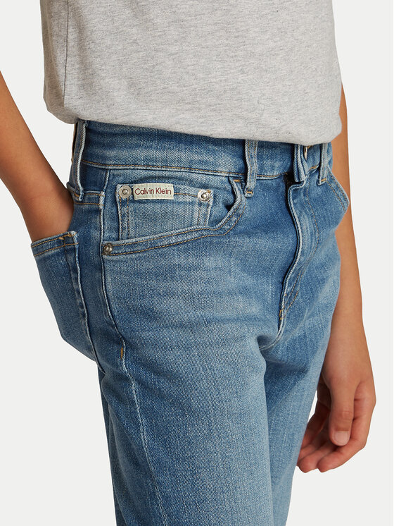 Calvin Klein Jeans Calvin Klein Jeans Blugi Essential IB0IB02306 Albastru Relaxed Fit