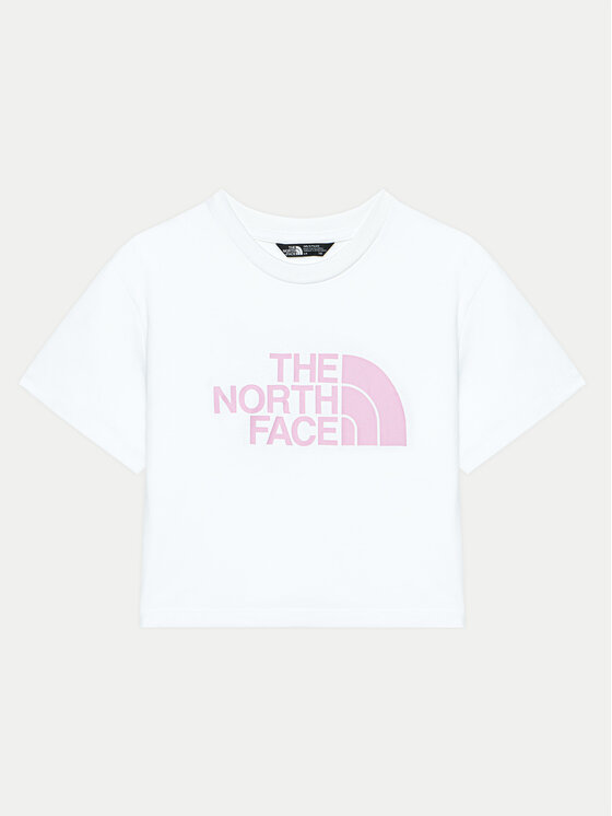 The North Face T-krekls Easy NF0A8DRQ Balts Relaxed Fit