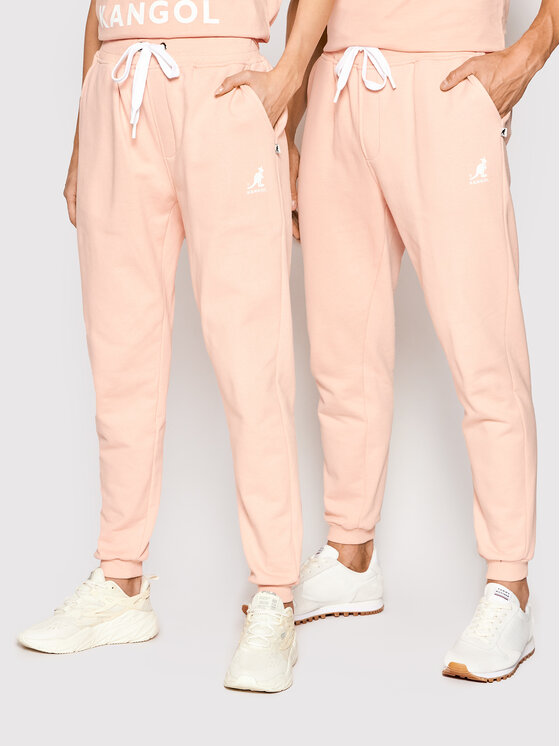 Kangol Pantalon jogging Unisex Essential KLEU007 Rose Regular Fit Modivo