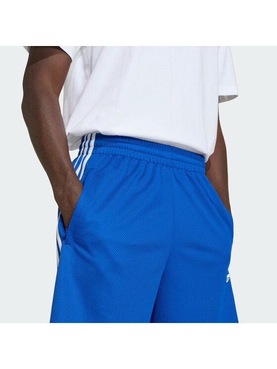 adidas adidas Szorty materiałowe 161551 Błękitny Loose Fit