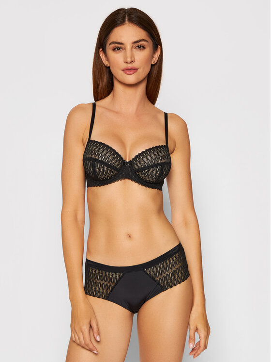 Triumph Triumph Klasične spodnje hlačke Aura Spotlight Maxi 10207997 Črna