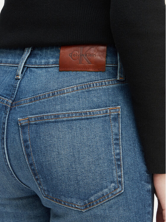 Calvin Klein Jeans Calvin Klein Jeans Džinsai LV047F666G Tamsiai mėlyna Bootcut Fit