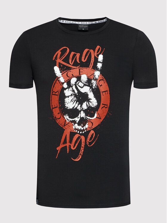 Rage Age Rage Age T-Shirt Rumble 1 Czarny Regular Fit