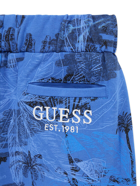 Guess Guess Pantaloni scurți sport L6GD09 KA6R4 Albastru Regular Fit