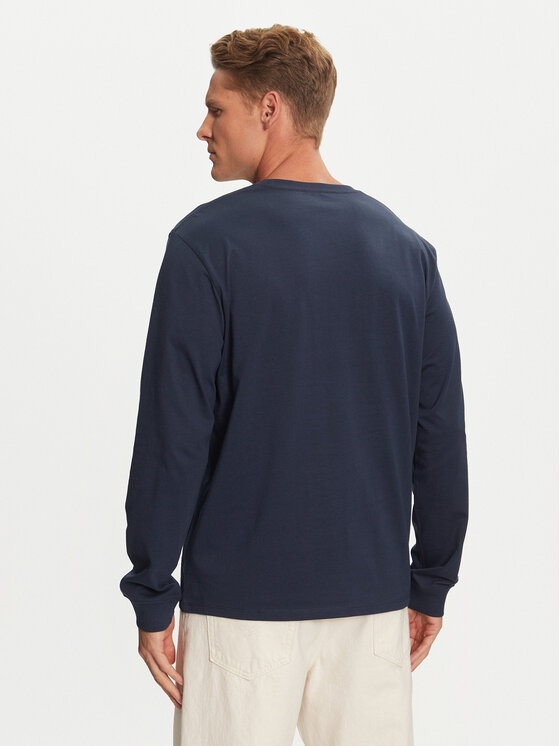 Wrangler Wrangler Longsleeve 112357447 Niebieski Regular Fit