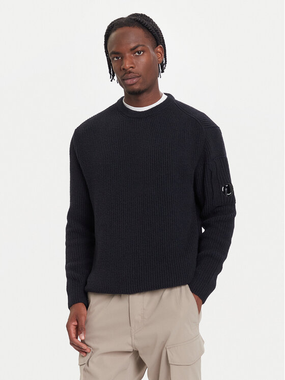 C.P. Company C.P. Company Pulover 19CMKN307A006170A Mornarsko modra Regular Fit