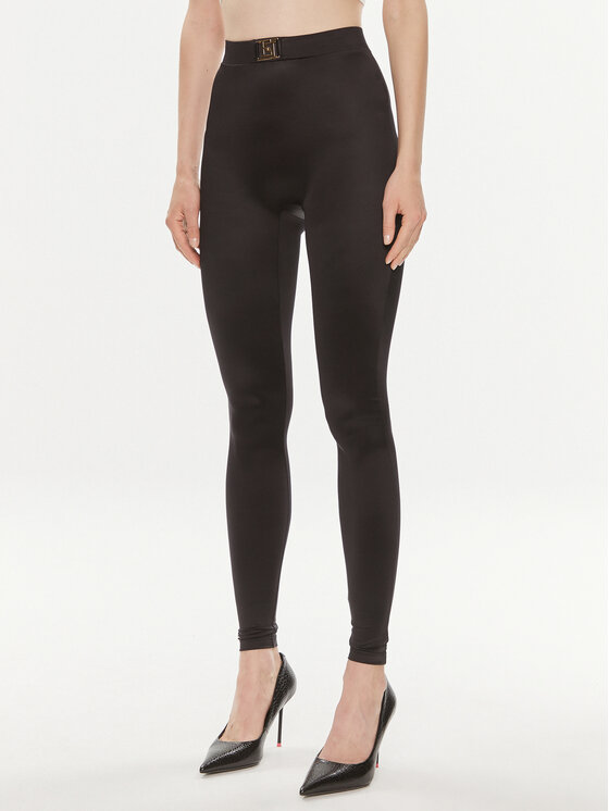 Elisabetta Franchi Leggings PA-048-42E2-V220 Crna Slim Fit