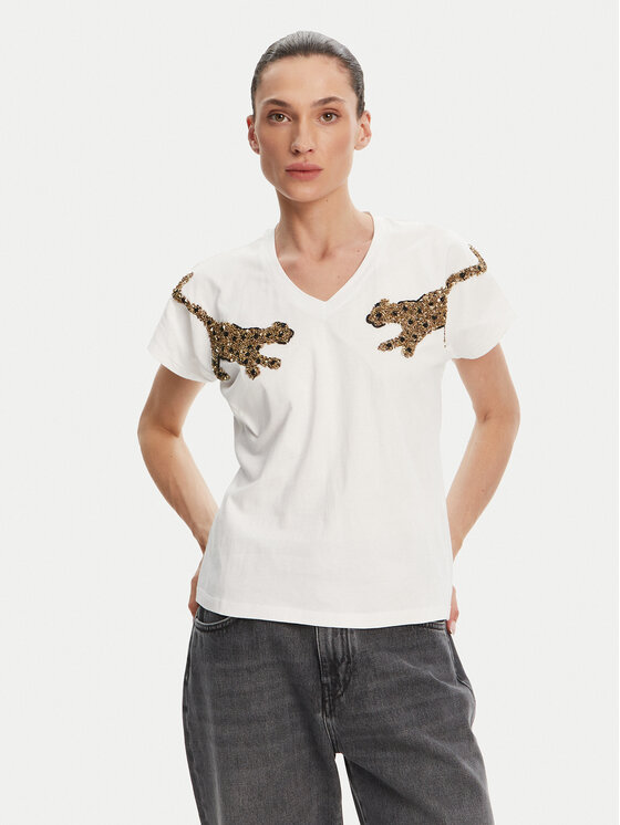 LOLA CASADEMUNT LOLA CASADEMUNT T-shirt MS2515018 Bijela Relaxed Fit