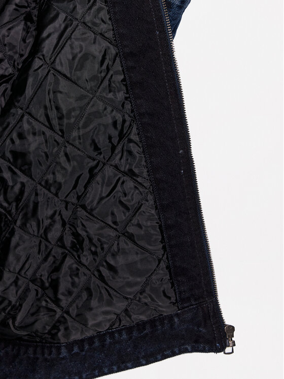 Calvin Klein Jeans Calvin Klein Jeans Jeansová bunda J30J324575 Tmavomodrá Boxy Fit
