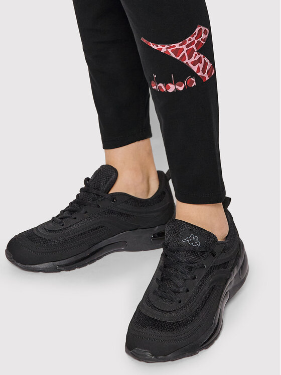 Diadora Diadora Legginsy Lush 102.177784 Czarny Slim Fit
